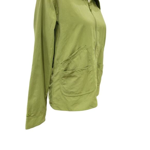 Sorel Women's Zip up Jacket Size Medium Green Cargo Utility Lightweight Nylon - Picture 8 of 11